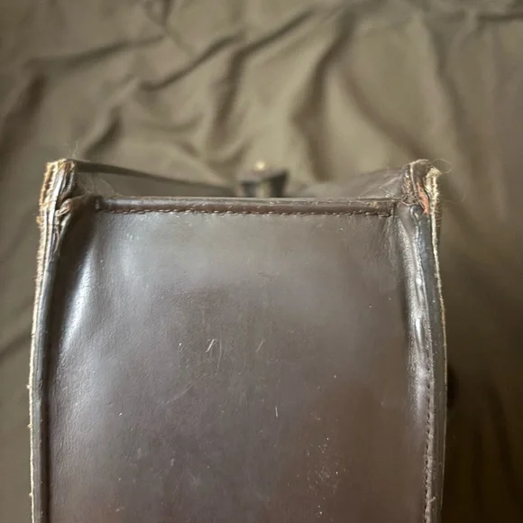 Louis Vuitton red Interior Leather Bag some corner damage - Picture 3 of 15